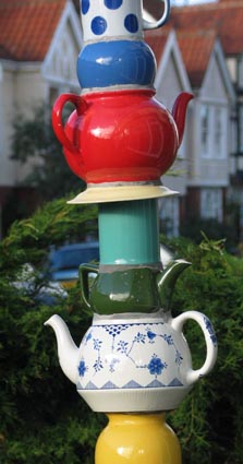 teapot tower detail