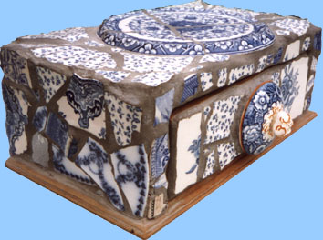 mosaic trinket box