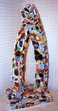 mosaic arch sculpture