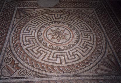 roman geometric mosaic
