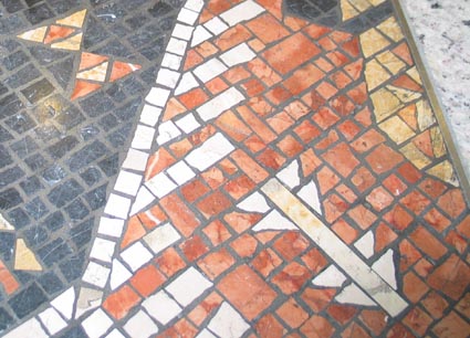 Carpet mosaic detail