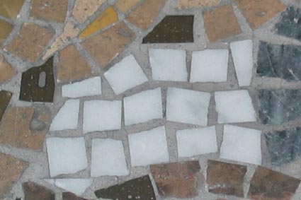 rope mosaic detail
