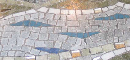 mosaic sea detail