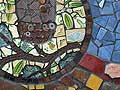 Detail of acorn mosaic