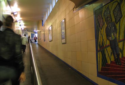 tube station corridor