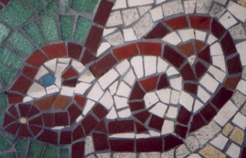 squirrel mosaic