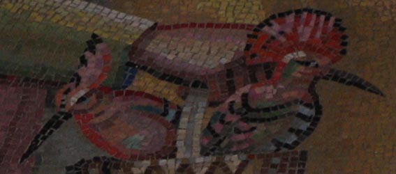 hoopoe mosaic
