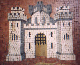 castle mosaic detail