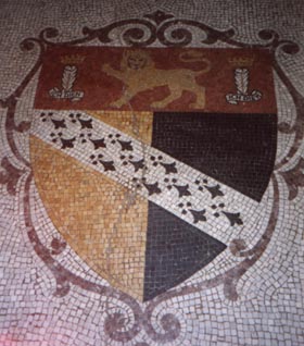 coat of arms mosaic
