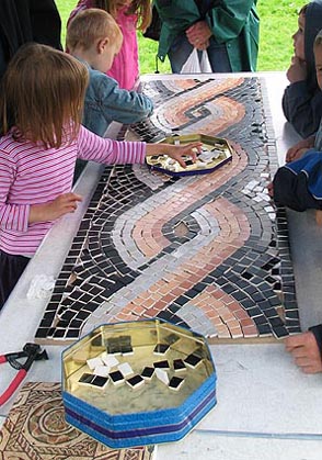 roman mosaic workshop