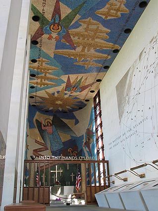 American cemetry chapel mosaic
