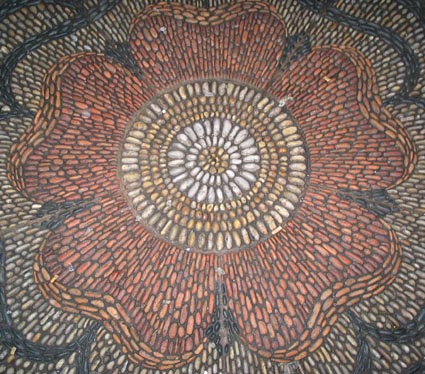 rose mosaic, Edinburgh
