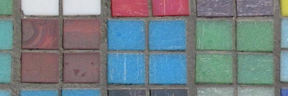 vitreous glass mosaic tiles