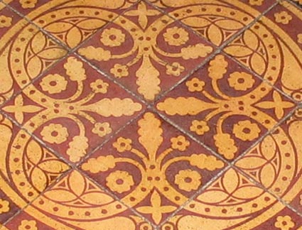gothic revival tile pattern