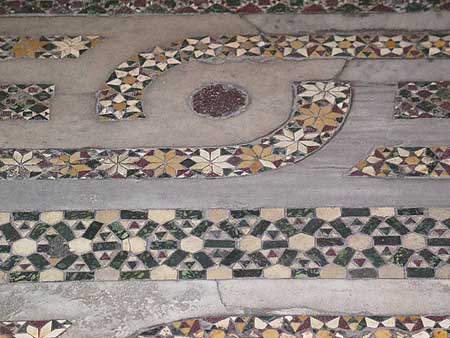 Detail of cosmati floor