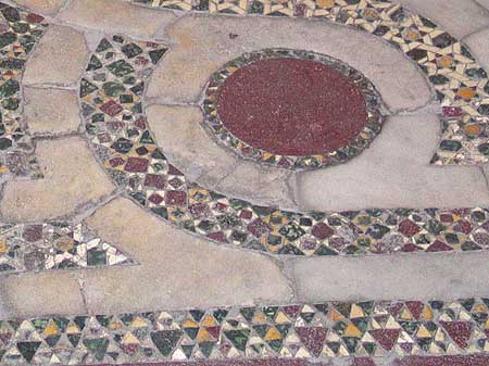 detail of cosmati floor
