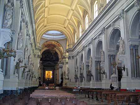 interior of Palermo cathedral