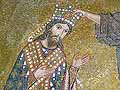 Detail of King Roger being crowned by Christ