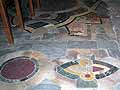 Marble inlay floor of La Martorana church