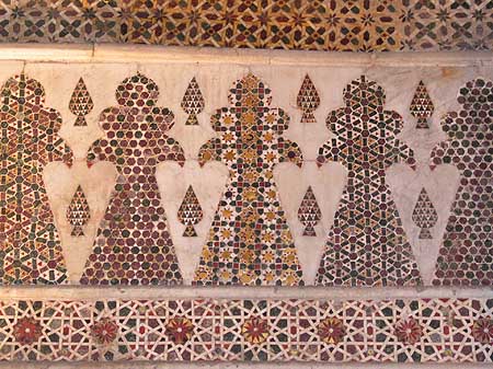 Mosaic inlay pattern