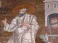 Mosaic of Saint Paul preaching, the Palatine Chapel, Palermo