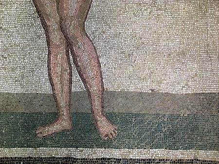 mosaic legs detail