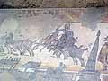 The circus mosaic with chariot racing
