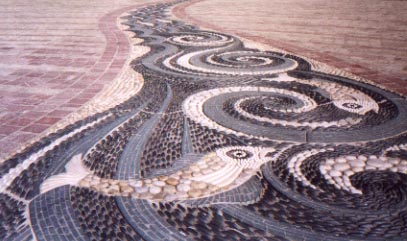 Bournemouth pebble mosaic