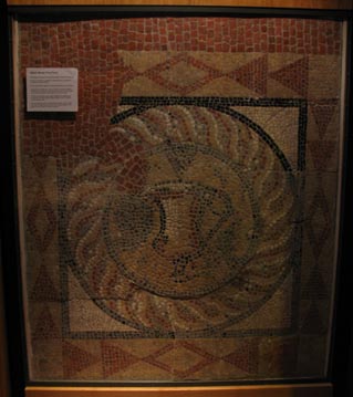 roman jug mosaic