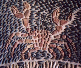 crab mosaic