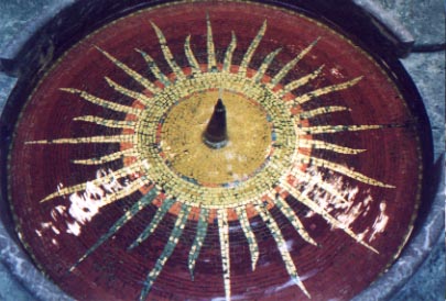 mosaic fountain