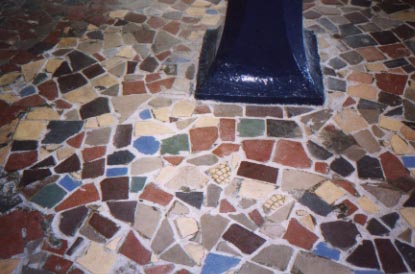 mosaic tile floor