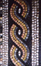 guilloche mosaic border