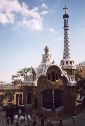 The Parc Guell, Barcelona